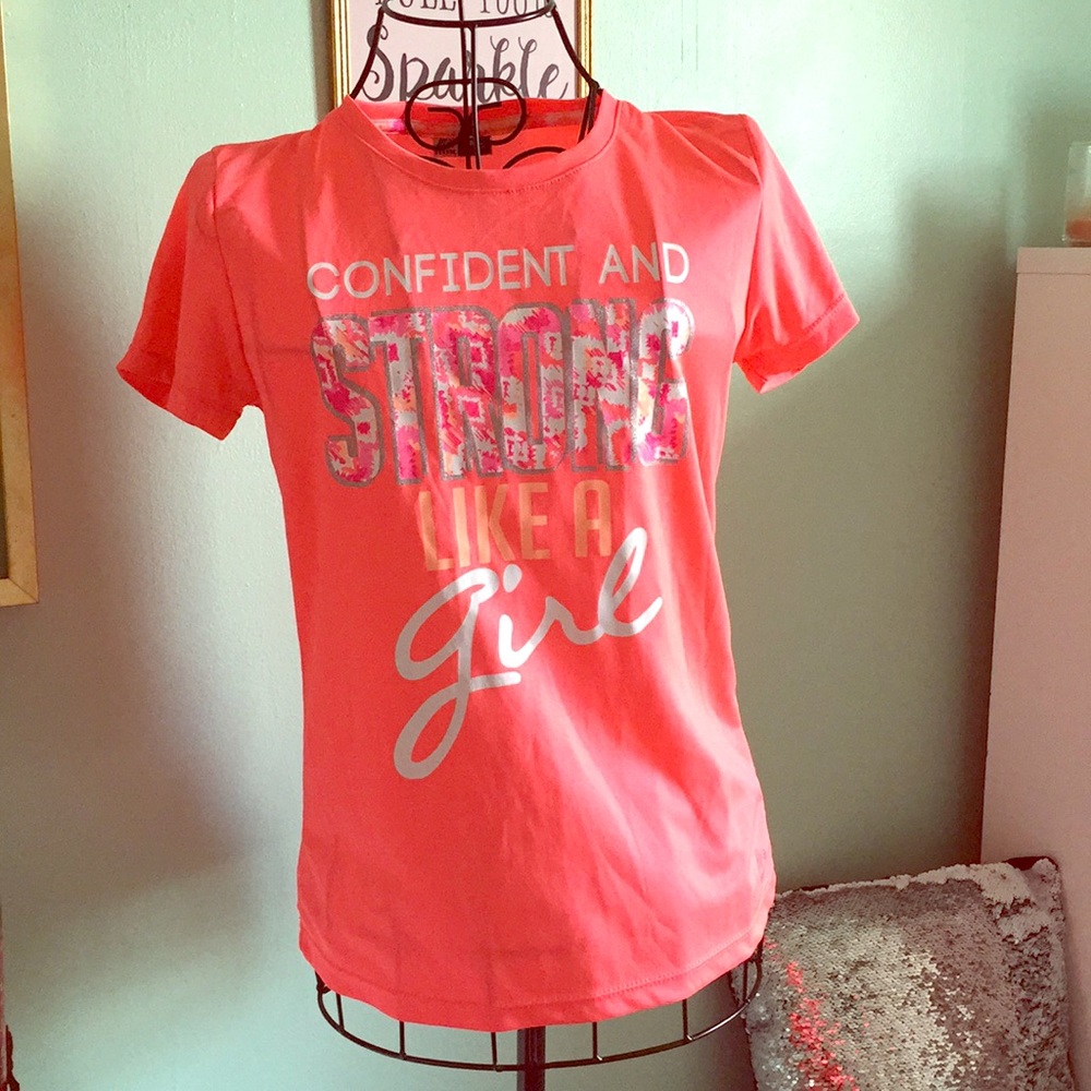 Girls RBX Short-Sleeve Sports Top